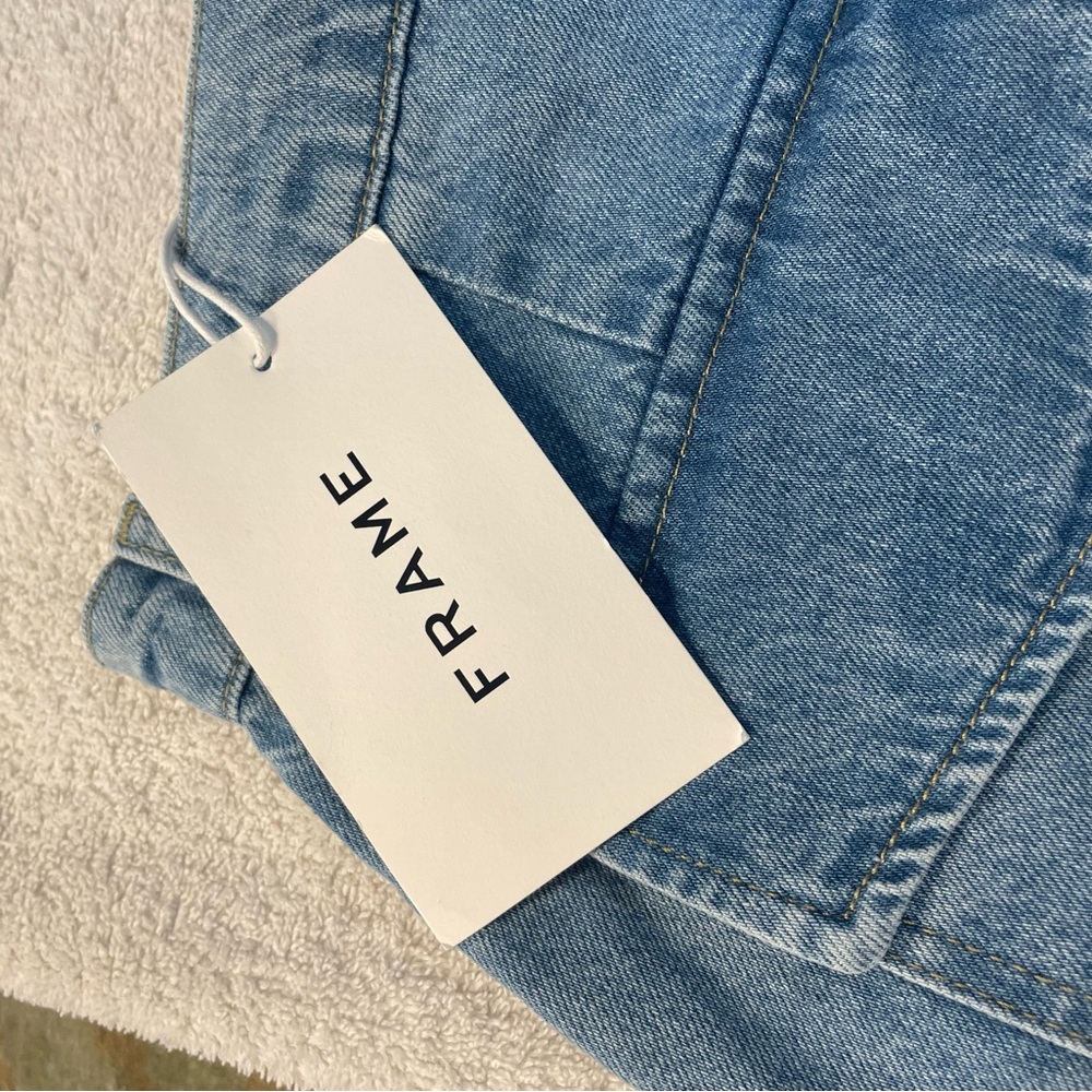 FRAME NWT High Rise Utility Straight Leg Jeans - 33 - Picture 8 of 10